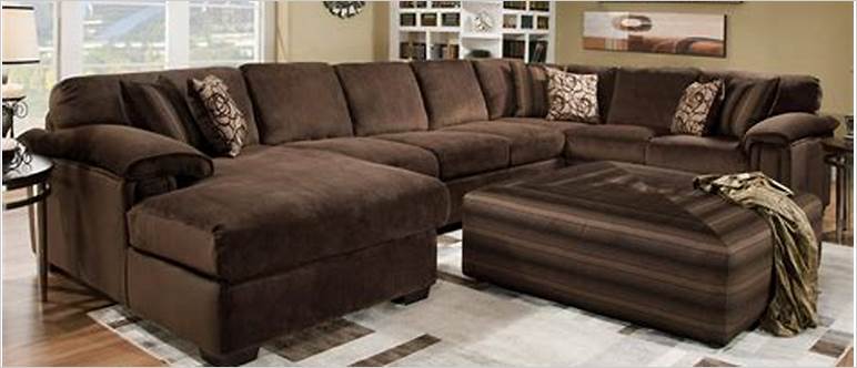 Comfortable sectional couch
